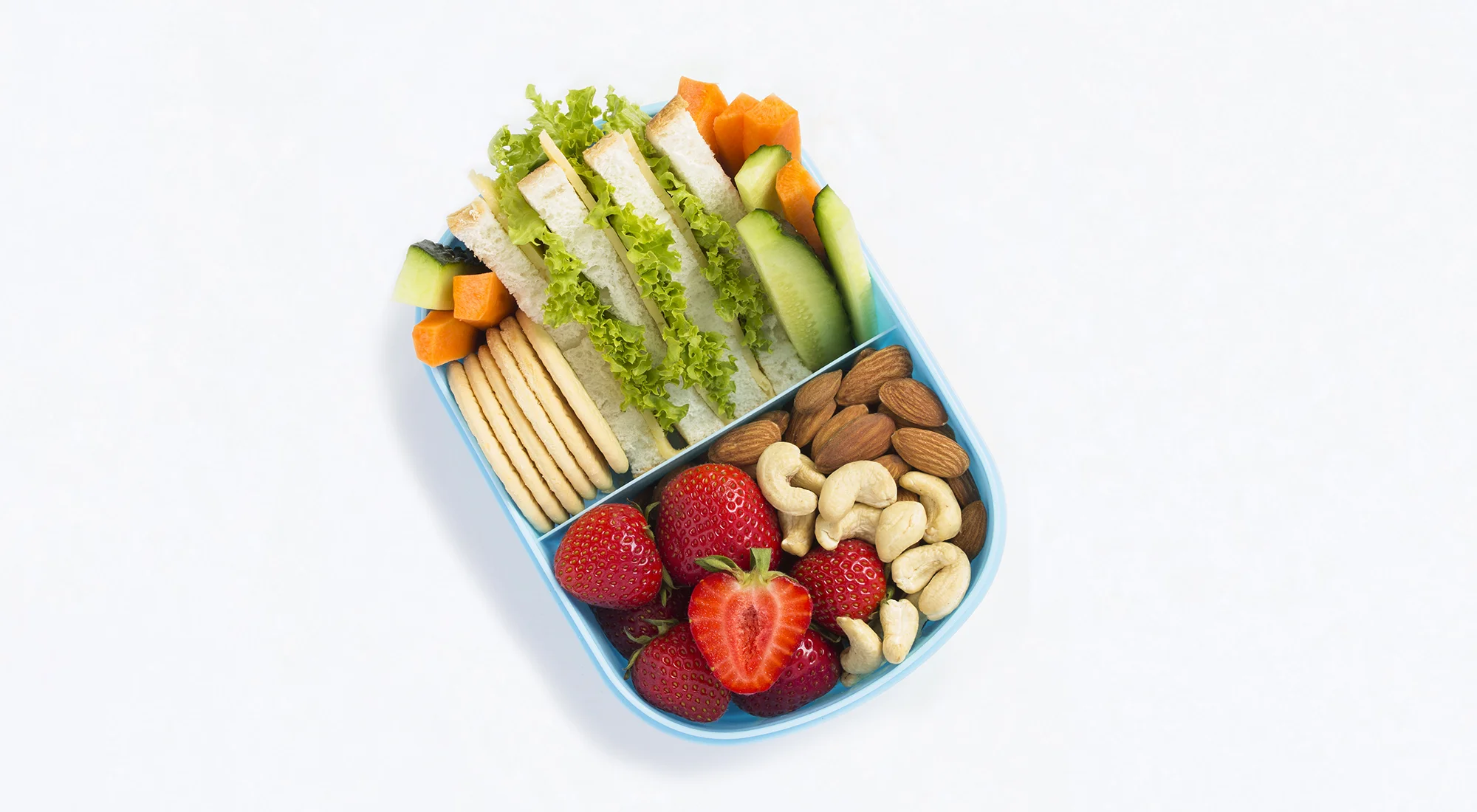 Healthy snacks on table
