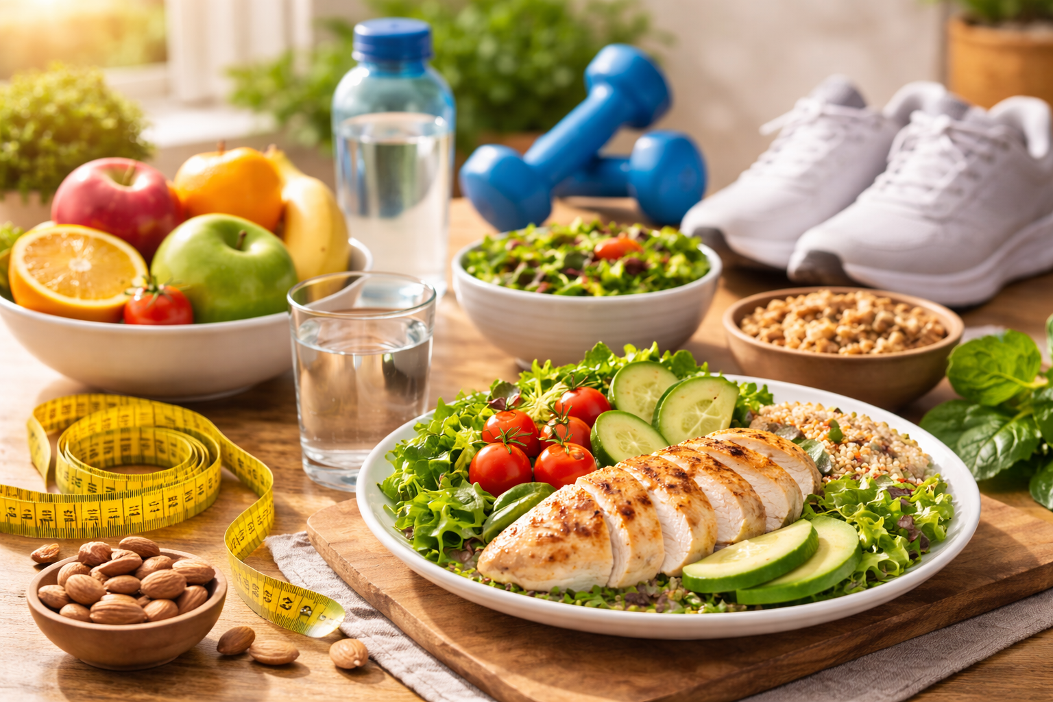 Masustansyang pagkain at healthy lifestyle para sa pagbabawas ng timbang